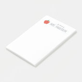 Gepersonaliseerde leraar Notitieblok Waardering Gi Post-it® Notes (Schuin)