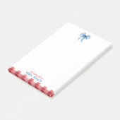 Gepersonaliseerde leraar Notitieblok Waterverf Blu Post-it® Notes (Schuin)