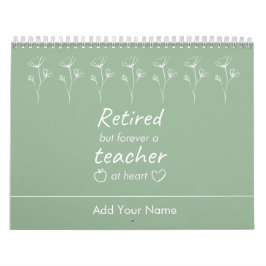 Gepersonaliseerde leraar pensioen Nieuwjaar Gift Kalender