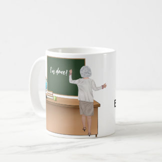 Gepersonaliseerde leraar pensionering cadeau Mok