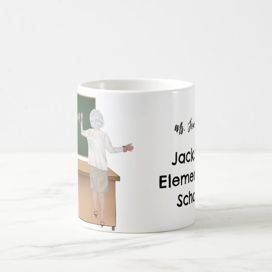 Gepersonaliseerde leraar pensionering cadeau Mok (Center)
