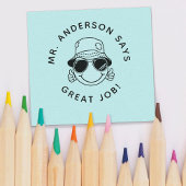 Gepersonaliseerde leraar stempel Terug naar school