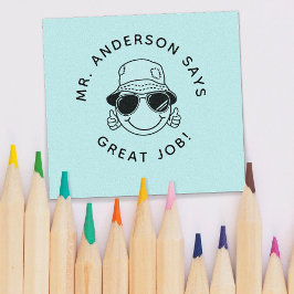 Gepersonaliseerde leraar stempel Terug naar school