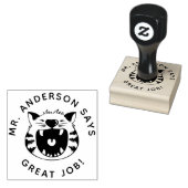 Gepersonaliseerde leraar stempel Terug naar school (Gestempeld)