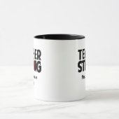 Gepersonaliseerde leraar sterk met jaar van bewerk mok (Midden)