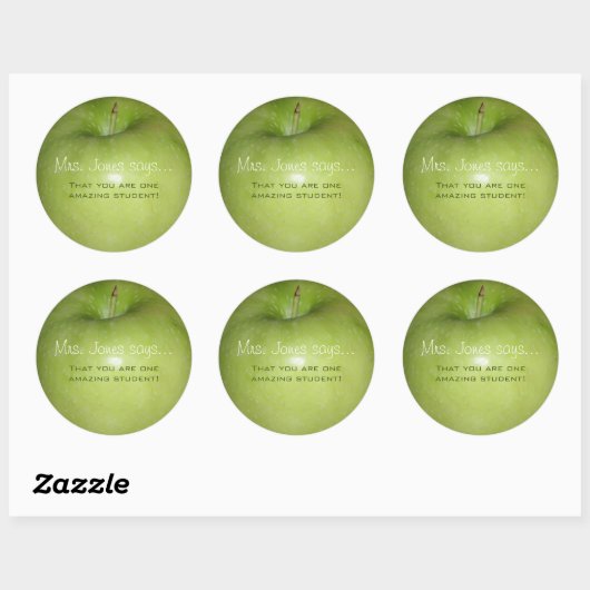 Gepersonaliseerde leraar Stickers (Vel)