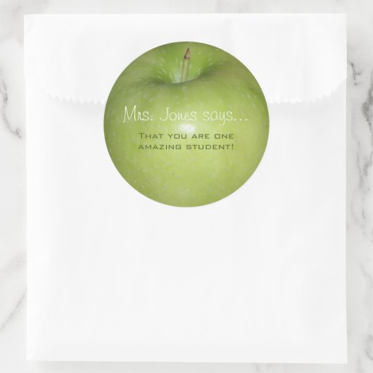 Gepersonaliseerde leraar Stickers (Tas)