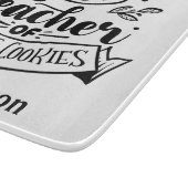 Gepersonaliseerde leraar van slimme cookies snijplank (Hoek)