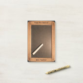 Gepersonaliseerde  leraar VNP Post-it® Notes (Op bureau)