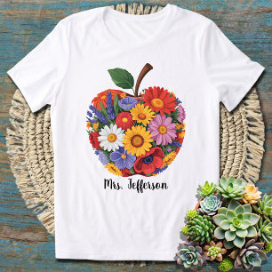 Gepersonaliseerde Leraar Waardering Gift Aangepast T-shirt