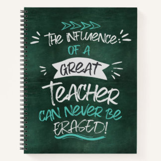 Gepersonaliseerde Leraar Waardering Spiral Notitie Notitieboek