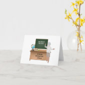 Gepersonaliseerde lerarenpensioen kaart (Gele Bloem)