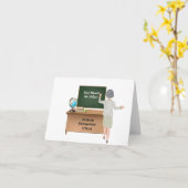 Gepersonaliseerde lerarenpensioen kaart (Gele Bloem)