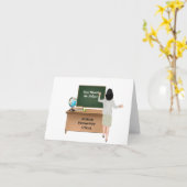 Gepersonaliseerde lerarenpensioen kaart (Gele Bloem)