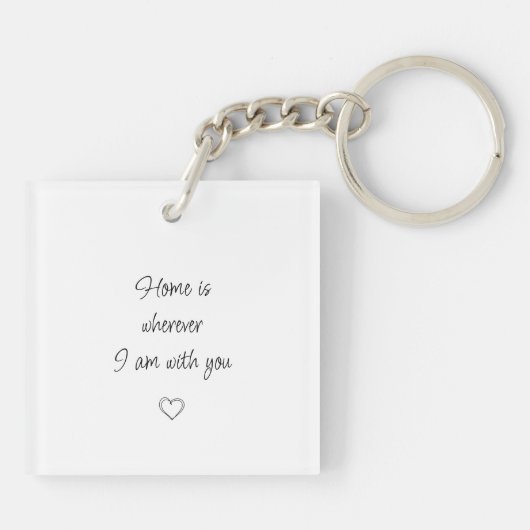 Gepersonaliseerde lesbische paar acryl Sleutelhang Sleutelhanger (Achterkant)