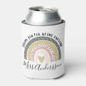 Gepersonaliseerde lesgeven, aangepaste leraar blikjeskoeler (Blikje Voorkant)