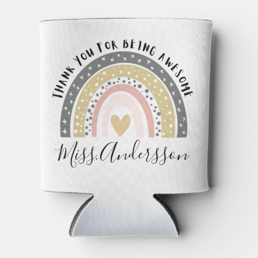 Gepersonaliseerde lesgeven, aangepaste leraar blikjeskoeler (Voorkant)