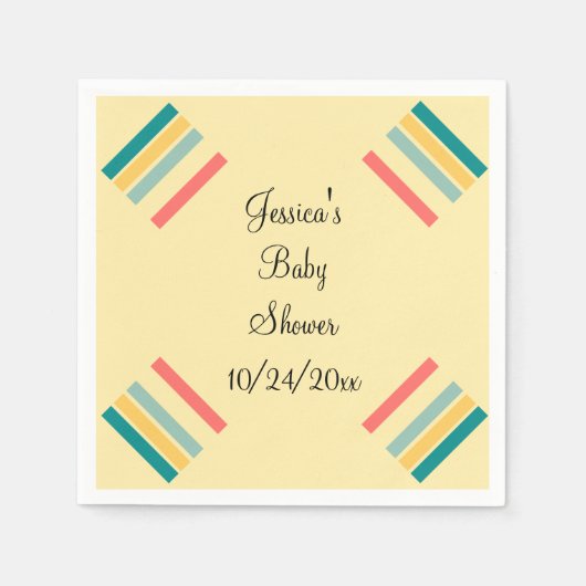 Gepersonaliseerde Let's Get Beachy Servet (Voorkant)