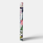 Gepersonaliseerde letter D Elegante Bloemen Waterv Case-Mate iPhone Case (Achterkant / Rechts)