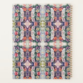 Gepersonaliseerde letter D Floral Waterverf Notiti Planner (Achterkant)