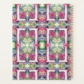 Gepersonaliseerde letter L Floral Waterverf Notiti Planner (Achterkant)