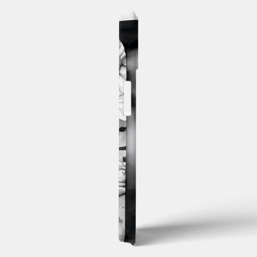 Gepersonaliseerde letter M Elegante Bloemen Waterv Case-Mate iPhone Case (Achterkant / Rechts)