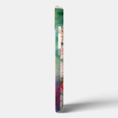 Gepersonaliseerde letter M Elegante Bloemen Waterv Case-Mate iPhone Case (Achterkant / Links)