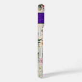 Gepersonaliseerde letter M Elegante Bloemen Waterv Case-Mate iPhone Case (Achterkant / Rechts)