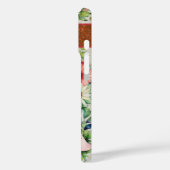 Gepersonaliseerde letter R Elegante Bloemen Waterv Case-Mate iPhone Case (Achterkant / Links)