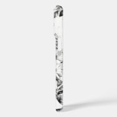 Gepersonaliseerde letter R Elegante Bloemen Waterv Case-Mate iPhone Case (Achterkant / Links)