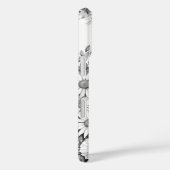 Gepersonaliseerde letter R Elegante Bloemen Waterv Case-Mate iPhone Case (Achterkant / Rechts)