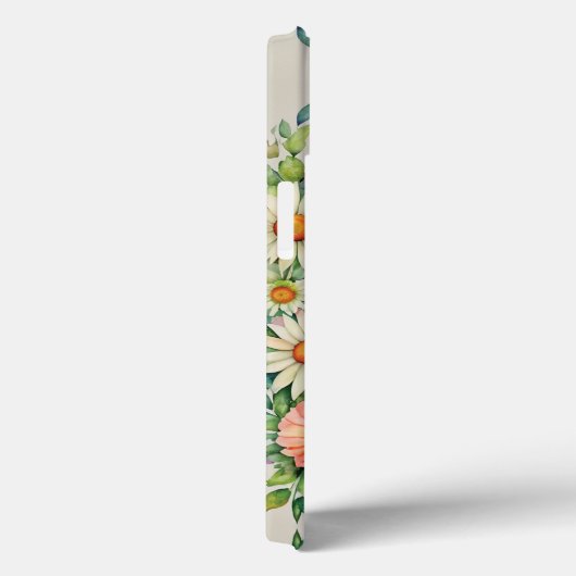 Gepersonaliseerde letter R Elegante Bloemen Waterv Case-Mate iPhone Case (Achterkant / Rechts)