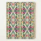 Gepersonaliseerde letter R Floral Waterverf Notiti Planner