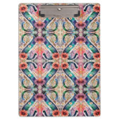 Gepersonaliseerde Letter S Bloemen Waterverf Leraa Klembord (Voorkant)