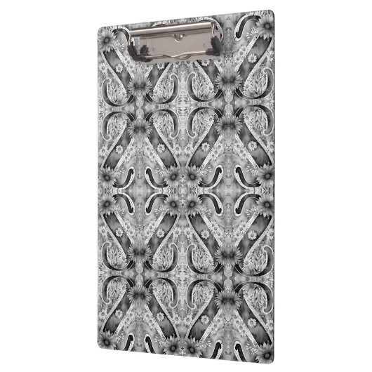 Gepersonaliseerde Letter S Bloemen Waterverf Leraa Klembord (Links)