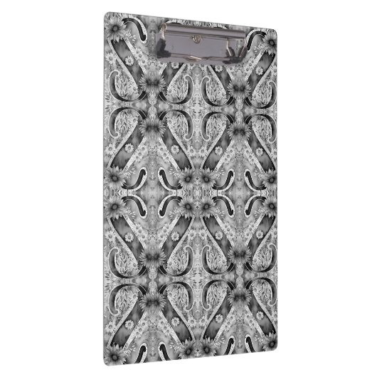 Gepersonaliseerde Letter S Bloemen Waterverf Leraa Klembord (Rechts)