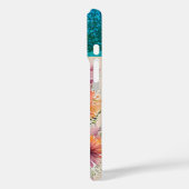 Gepersonaliseerde letter S Elegante Bloemen Waterv Case-Mate iPhone Case (Achterkant / Links)