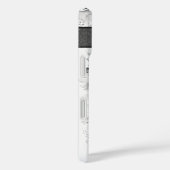 Gepersonaliseerde letter S Elegante Bloemen Waterv Case-Mate iPhone Case (Achterkant / Rechts)