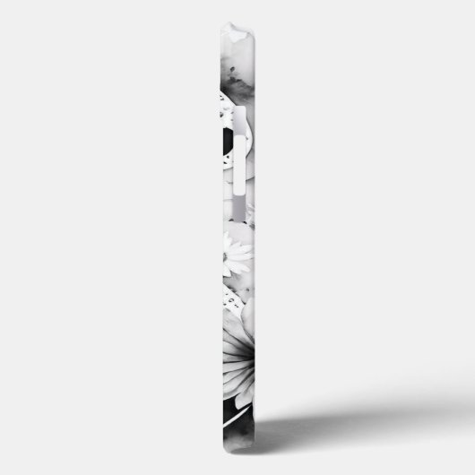 Gepersonaliseerde letter S Elegante Bloemen Waterv Case-Mate iPhone Case (Achterkant / Links)