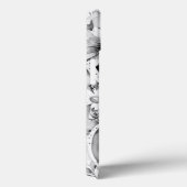 Gepersonaliseerde letter S Elegante Bloemen Waterv Case-Mate iPhone Case (Achterkant / Rechts)