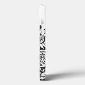 Gepersonaliseerde letter S Elegante Tattoos Bloeme Case-Mate iPhone Case (Achterkant / Links)