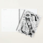 Gepersonaliseerde letter S Floral Waterverf Notiti Planner (Display)