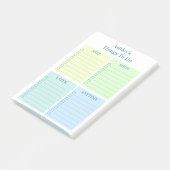 Gepersonaliseerde leuk om te doen lijst post-it® notes (Schuin)