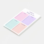 Gepersonaliseerde leuk om te doen lijst post-it® notes (Schuin)