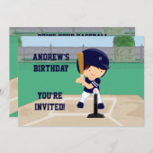 Gepersonaliseerde Leuke de cartoonspeler van het Kaart (Voorkant / Achterkant)