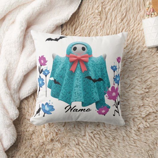 Gepersonaliseerde & Leuke Decor - Schattigee Spook Kussen (Deken)