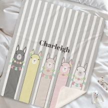 Gepersonaliseerde Leuke Dier Kleurrijke Lamas Kind