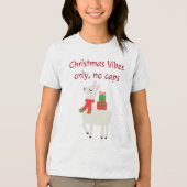 Gepersonaliseerde Leuke & Grappige Kerst t-shirt v (Voorkant)