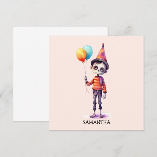 Gepersonaliseerde leuke Kind Zombie Halloween (Voorkant / Achterkant)