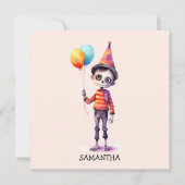 Gepersonaliseerde leuke Kind Zombie Halloween (Voorkant)